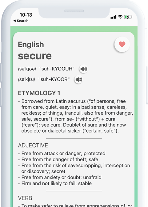 Word detail page screenshot